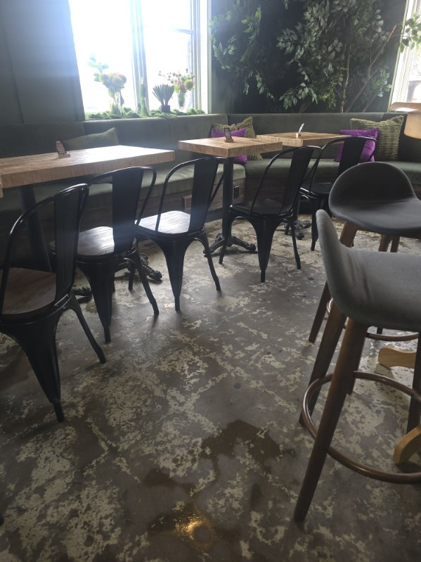 Dining room chairs & floors
